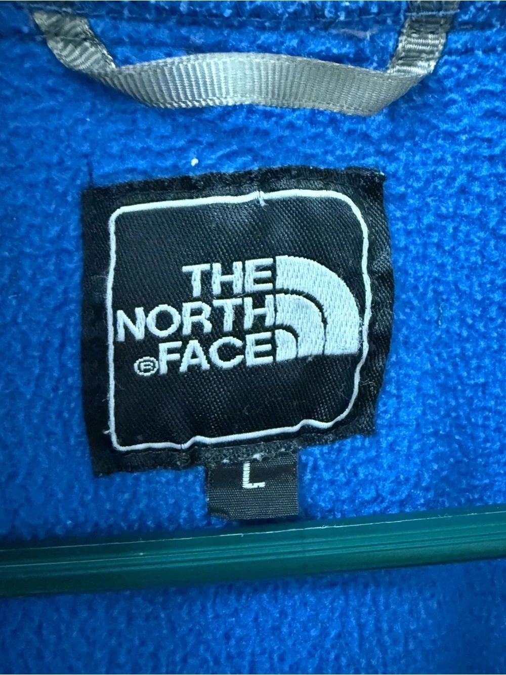 Vintage The North Face Blue & Gray Fleece Jacket